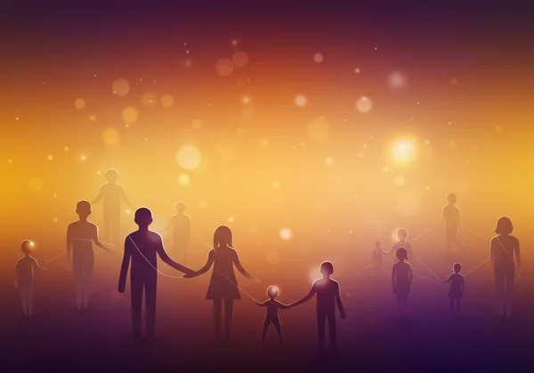 Diverse people connecting, symbolizing autistic community support