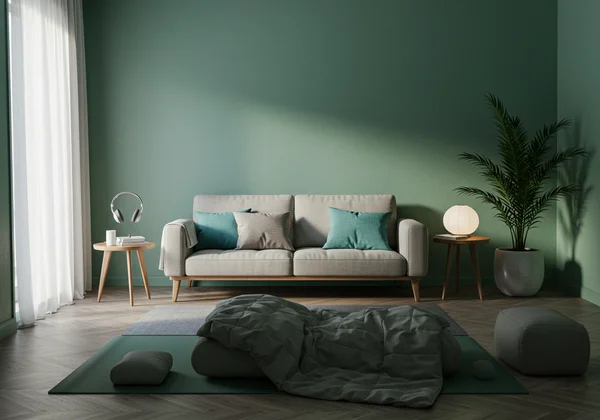 A tranquil, sensory-friendly room designed for rest and peace