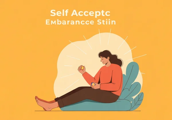 A person embracing stims and finding self-acceptance