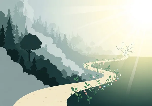 Metaphorical path to self-discovery and clarity