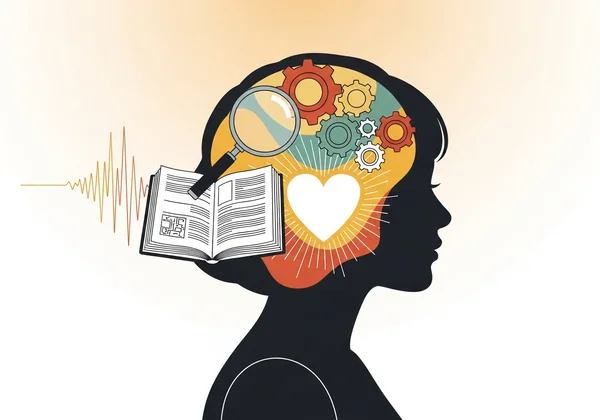 Abstract representation of diverse autistic traits in women